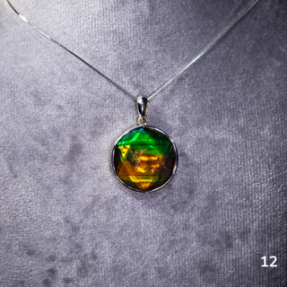 [NEW] 20mm Star Of David Ammolite Pendants [No.10 - No. 13]