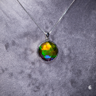 [NEW] 18mm Star Of David Ammolite Pendants [No.1 to 8]