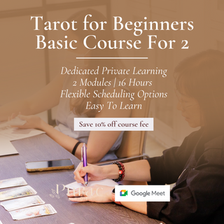 Tarot for Beginners - Basic Course [Private Learning For 2]