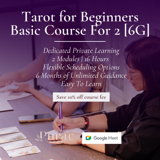 Tarot for Beginners: Basic Course 6G [Private Learning for 2]