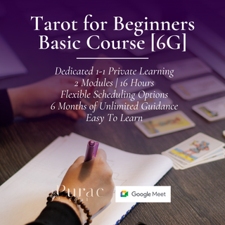 Tarot for Beginners - Basic Course 6G [Private 1-1 Learning]