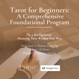 Tarot For Beginners: A Comprehensive Foundation Program [Private 1-1 Learning]